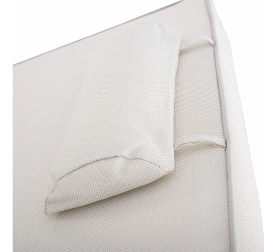 ΜΑΞΙΛΑΡΙ ΞΑΠΛΩΣΤΡΑΣ TEXTILENE 600gr/m2 2X1 SIFNOS ΜΠΕΖ HM11237.60T 194x70x11εκ.