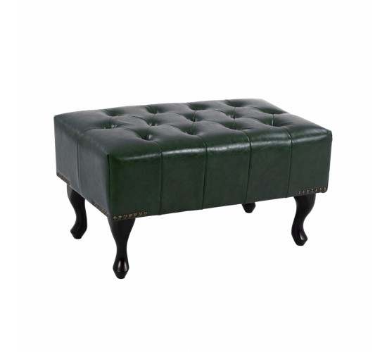 ΤΑΜΠΟΥΡΕ ΥΠΟΠΟΔΙΟ ΚΥΠΑΡΙΣΣΙ PU T.CHESTERFIELD EMMA 80x45x39Y εκ.HM226.08