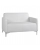 ΚΑΝΑΠΕΣ 2ΘΕΣΙΟΣ NELLIE HM3159.22 ΜΕ ΛΕΥΚΟ PU 113x71x71Υ εκ. 2θέσιος
