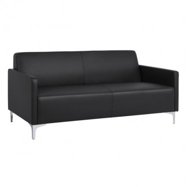 ΚΑΝΑΠΕΣ 3ΘΕΣΙΟΣ NELLIE HM3159.31 ΜΕ ΜΑΥΡΟ PU 163x71x71Υ εκ. 3θέσιος
