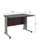 ΣΕΤ ΓΡΑΦΕΙΟΥ 2ΤΜΧ ΣΕ ΧΡΩΜΑ WENGE HM10215.12