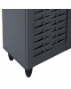 ΠΑΠΟΥΤΣΟΘΗΚΗ-ΝΤΟΥΛΑΠΙ ΞΥΛΙΝΗ CASSIOPE HM2208.10 ΓΚΡΙ 77Χ34Χ67.5εκ.