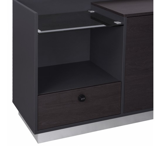 ΓΡΑΦΕΙΟ ΕΠΑΓΓΕΛΜΑΤΙΚΟ ΑΡΙΣΤΕΡΗ ΓΩΝΙΑ ROSEWOOD HM2112L 200X160X76Υ εκ.