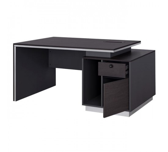 ΓΡΑΦΕΙΟ ΕΠΑΓΓΕΛΜΑΤΙΚΟ ΜΕ ΔΕΞΙΟ ΝΤΟΥΛΑΠΙ ROSEWOOD HM2113R 180X80X76Υ εκ.