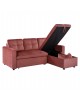 ΚΑΝΑΠΕΣ ΓΩΝΙΑ ΚΡΕΒΑΤΙ WAYNE 224x147x85Υεκ. HM3028.12 ΒΕΛΟΥΔΟ ΣΑΠΙΟ ΜΗΛΟ
