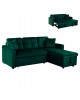 ΚΑΝΑΠΕΣ ΓΩΝΙΑ ΚΡΕΒΑΤΙ WAYNE 224x147x85Υεκ. HM3028.13 ΒΕΛΟΥΔΟ ΚΥΠΑΡΙΣΣΙ