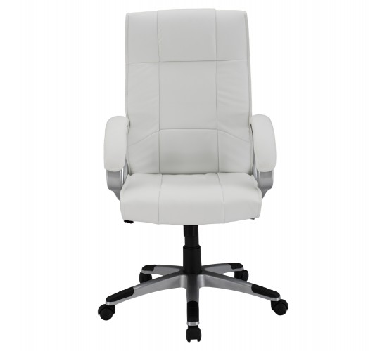 ΚΑΡΕΚΛΑ ΓΡΑΦΕΙΟΥ CHANDER HM1092.02 ΛΕΥΚΗ 63x66x116 εκ.
