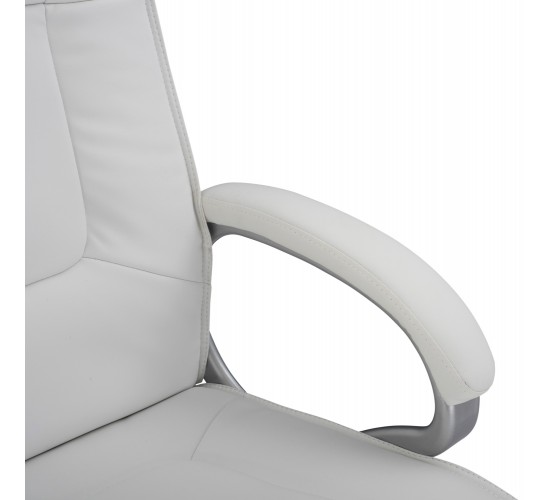 ΚΑΡΕΚΛΑ ΓΡΑΦΕΙΟΥ CHANDER HM1092.02 ΛΕΥΚΗ 63x66x116 εκ.