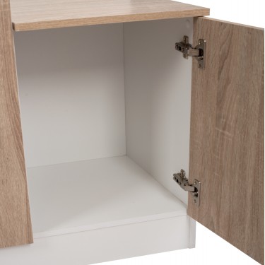 ΕΠΙΠΛΟ ΕΙΣΟΔΟΥ ΜΕ ΚΑΘΡΕΠΤΗ JANICE HM2264 SONAMA ΛΕΥΚΟ 70x37x181 εκ.
