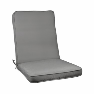 ΜΑΞΙΛΑΡΙ ΚΑΡΕΚΛΑΣ ΜΕ ΠΛΑΤΗ POLYESTER CHIOS ΓΚΡΙ HM11238.10P 117(45 72)X46X6 εκ.