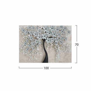 ΠΙΝΑΚΑΣ ΚΑΜΒΑΣ BLOSSOM TREE HM7197.04 100X3X70 εκ.