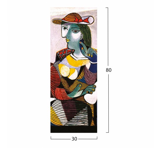 ΠΙΝΑΚΑΣ ΚΑΜΒΑΣ ΤΥΠΟΥ PORTRAIT OF MARIE-THERESE WALTER HM7198.04 80x3x30 εκ.
