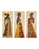 ΠΙΝΑΚΑΣ ΤΡΙΠΤΥΧΟ MDF AFRICAN STYLE WOMEN HM7204.03 60X0,3X50 εκ.
