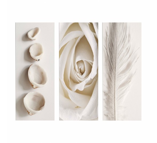 ΠΙΝΑΚΑΣ ΤΡΙΠΤΥΧΟ MDF NATURAL ELEMENTS HM7204.05 60X0,3X50 εκ.