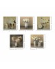 ΠΙΝΑΚΑΣ ΠΕΝΤΑΠΤΥΧΟ MDF ROMANTIC FLOWERS HM7205.02 75X0,3X15 εκ.