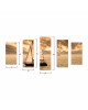 ΠΙΝΑΚΑΣ ΠΕΝΤΑΠΤΥΧΟ MDF SUNSET SAILING HM7206.01 100X0,3X60 εκ.