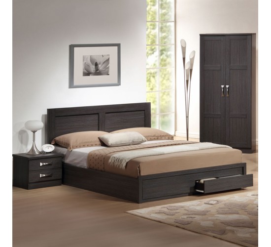 ΚΡΕΒΑΤΙ CAPRI HM599.01 ΜΕ 2ΣΥΡΤΑΡΙΑ ZEBRANO ΓΙΑ ΣΤΡΩΜΑ 140x200 εκ. Διπλό