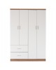 ΝΤΟΥΛΑΠΑ 4ΦΥΛΛΗ ME 2 ΣΥΡΤΑΡΙΑ BLAKELY HM339.06 SONAMA ΛΕΥΚΗ 120Χ42,5Χ180,5 εκ. 4φυλλη