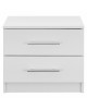 ΚΟΜΟΔΙΝΟ ΜΕΛΑΜΙΝΗΣ CHELSEA HM2220.05 ΛΕΥΚΟ 48x40,5x41,5 εκ.