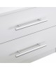 ΚΟΜΟΔΙΝΟ ΜΕΛΑΜΙΝΗΣ CHELSEA HM2220.05 ΛΕΥΚΟ 48x40,5x41,5 εκ.