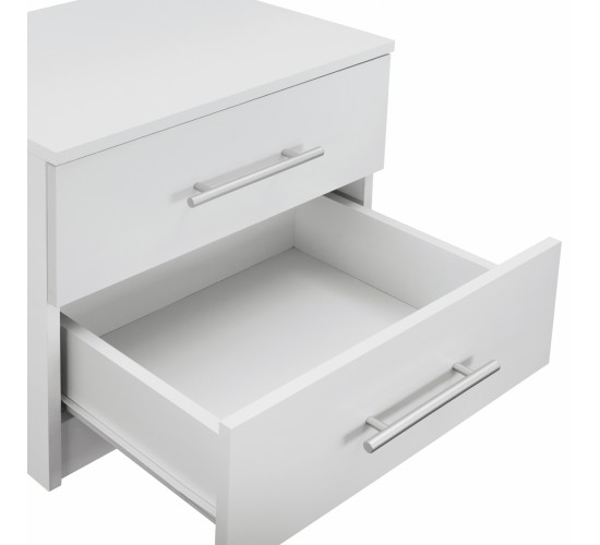 ΚΟΜΟΔΙΝΟ ΜΕΛΑΜΙΝΗΣ CHELSEA HM2220.05 ΛΕΥΚΟ 48x40,5x41,5 εκ.