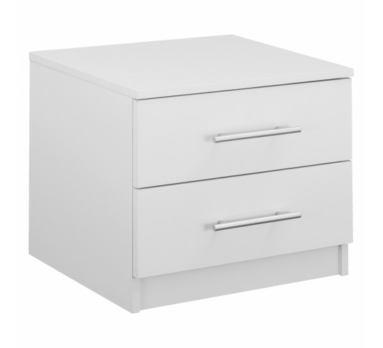 ΚΟΜΟΔΙΝΟ ΜΕΛΑΜΙΝΗΣ CHELSEA HM2220.05 ΛΕΥΚΟ 48x40,5x41,5 εκ.