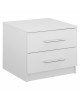 ΚΟΜΟΔΙΝΟ ΜΕΛΑΜΙΝΗΣ CHELSEA HM2220.05 ΛΕΥΚΟ 48x40,5x41,5 εκ.