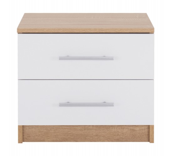 ΚΟΜΟΔΙΝΟ ΜΕΛΑΜΙΝΗΣ HM2220.06 SONAMA - ΛΕΥΚΟ 48x40,5x41,5 εκ.