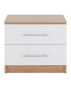 ΚΟΜΟΔΙΝΟ ΜΕΛΑΜΙΝΗΣ HM2220.06 SONAMA - ΛΕΥΚΟ 48x40,5x41,5 εκ.
