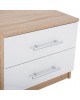 ΚΟΜΟΔΙΝΟ ΜΕΛΑΜΙΝΗΣ HM2220.06 SONAMA - ΛΕΥΚΟ 48x40,5x41,5 εκ.