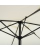 ΟΜΠΡΕΛΑ ΑΛΟΥΜΙΝΙΟΥ Φ250x236 εκ.ΜΕ 6 ΑΚΤΙΝΕΣ KACEN HM6030.02 ΕΚΡΟΥ ΓΚΡΙ