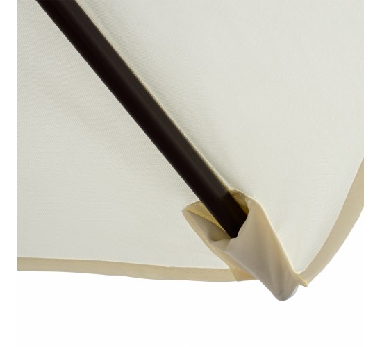 ΟΜΠΡΕΛΑ ΑΛΟΥΜΙΝΙΟΥ Φ250x236 εκ.ΜΕ 6 ΑΚΤΙΝΕΣ KACEN HM6030.02 ΕΚΡΟΥ ΓΚΡΙ