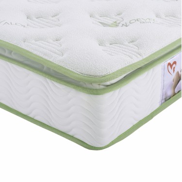 ΣΤΡΩΜΑ CONTINUOUS SPRING ΑΝΩΣΤΡΩΜΑ ALOE VERA 110X190 HM372.12 ΜΟΝΗΣ ΟΨΗΣ Ημίδιπλο