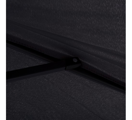ΟΜΠΡΕΛΑ ΑΛΟΥΜΙΝΙΟΥ KACEN Φ250x236 εκ. ΜΕ 6 ΑΚΤΙΝΕΣ ΓΚΡΙ ΠΑΝΙ HM6030.10