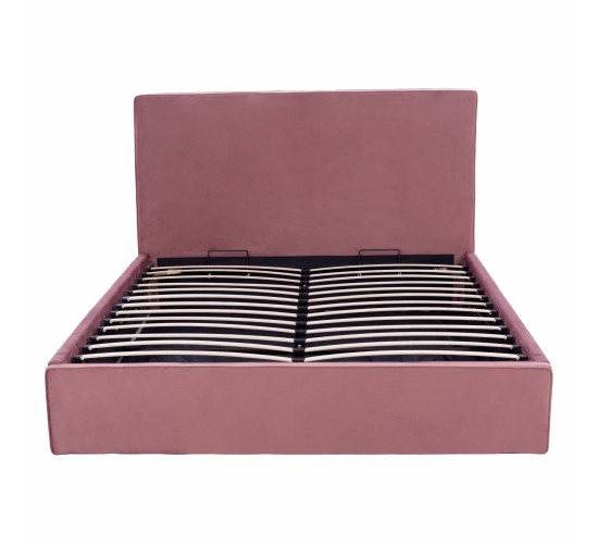 ΚΡΕΒΑΤΙ ALLIE HM584.12 160Χ200 ΜΕ ΑΠΟΘΗΚΕΥΤΙΚΟ ΧΩΡΟ ΣΑΠΙΟ ΜΗΛΟ Υπέρδιπλο