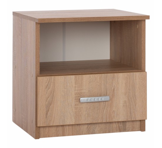 ΚΟΜΟΔΙΝΟ ΜΕ ΣΥΡΤΑΡΙ ADLER SONAMA OAK HM2431.01 45x40x48 εκ.
