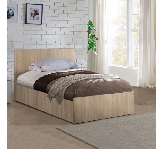 ΚΡΕΒΑΤΙ ADLER ΜΟΝΟ 90X200 SONAMA OAK HM2433.01 Μονό