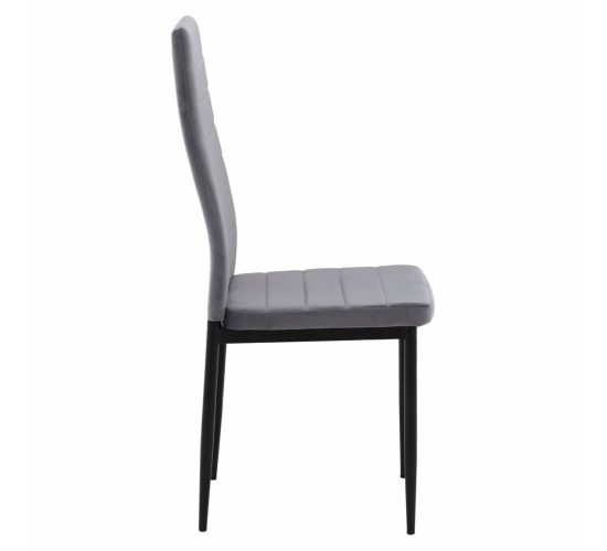 ΚΑΡΕΚΛΑ ΜΕΤΑΛΛΙΚΗ LADY HM0037.31 ΓΚΡΙ ΒΕΛΟΥΔΟ ME ΜΕΤΑΛΛΙΚΟ ΣΚΕΛΕΤΟ K/D