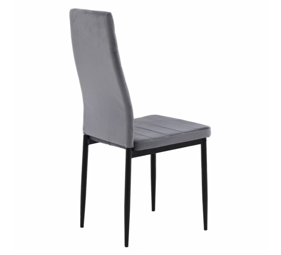 ΚΑΡΕΚΛΑ ΜΕΤΑΛΛΙΚΗ LADY HM0037.31 ΓΚΡΙ ΒΕΛΟΥΔΟ ME ΜΕΤΑΛΛΙΚΟ ΣΚΕΛΕΤΟ K/D
