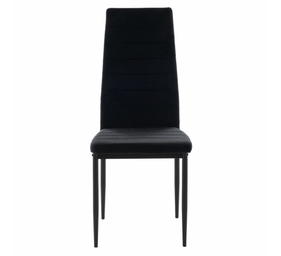 ΚΑΡΕΚΛΑ ΜΕΤΑΛΛΙΚΗ LADY HM0037.34 ΜΑΥΡΟ ΒΕΛΟΥΔΟ ME ΜΕΤΑΛΛΙΚΟ ΣΚΕΛΕΤΟ K/D