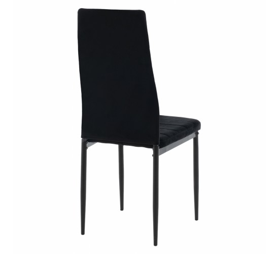 ΚΑΡΕΚΛΑ ΜΕΤΑΛΛΙΚΗ LADY HM0037.34 ΜΑΥΡΟ ΒΕΛΟΥΔΟ ME ΜΕΤΑΛΛΙΚΟ ΣΚΕΛΕΤΟ K/D