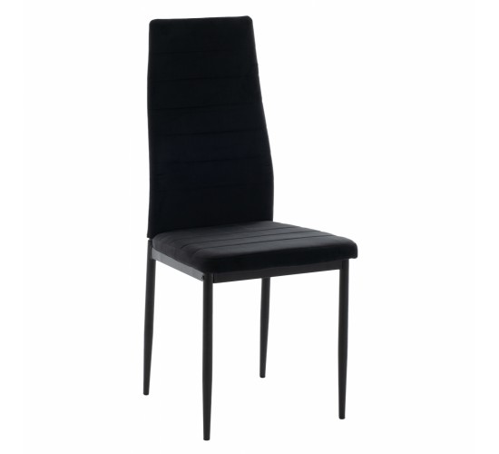 ΚΑΡΕΚΛΑ ΜΕΤΑΛΛΙΚΗ LADY HM0037.34 ΜΑΥΡΟ ΒΕΛΟΥΔΟ ME ΜΕΤΑΛΛΙΚΟ ΣΚΕΛΕΤΟ K/D