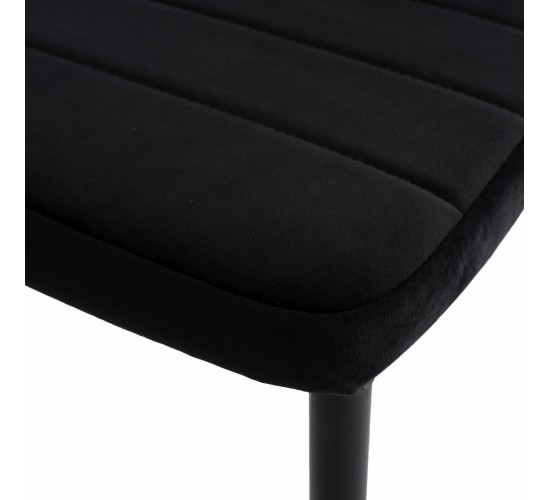 ΚΑΡΕΚΛΑ ΜΕΤΑΛΛΙΚΗ LADY HM0037.34 ΜΑΥΡΟ ΒΕΛΟΥΔΟ ME ΜΕΤΑΛΛΙΚΟ ΣΚΕΛΕΤΟ K/D