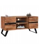 ΕΠΙΠΛΟ TV ALICIA ΜΑΣΙΦ ΞΥΛΟ ΑΚΑΚΙΑΣ ΦΥΣΙΚΟ HM8174.11 160x43x66Y εκ.