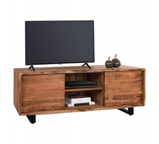 ΕΠΙΠΛΟ TV HM8185.11 NICOLE ΑΠΟ ΜΑΣΙΦ ΞΥΛΟ ΑΚΑΚΙΑΣ ΦΥΣΙΚΟ 160x45x57Υεκ.