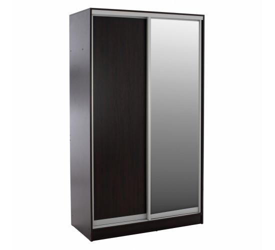 ΝΤΟΥΛΑΠΑ ΣΥΡΟΜΕΝΗ ADLER ΣΥΡΟΜΕΝΗ ΜΕΛΑΜΙΝΗΣ 120x60x220Υεκ. ΔΙΦΥΛΛΗ WENGE ΜΕ ΚΑΘΡΕΠΤΗ HM2460.02 2φυλλη
