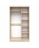 ΝΤΟΥΛΑΠΑ ΣΥΡΟΜΕΝΗ ADLER ΜΕΛΑΜΙΝΗΣ 120x60x220Yεκ. ΔΙΦΥΛΛΗ SONAMA ΜΕ ΚΑΘΡΕΠΤΗ HM2460.01 2φυλλη