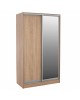 ΝΤΟΥΛΑΠΑ ΣΥΡΟΜΕΝΗ ADLER ΜΕΛΑΜΙΝΗΣ 120x60x220Yεκ. ΔΙΦΥΛΛΗ SONAMA ΜΕ ΚΑΘΡΕΠΤΗ HM2460.01 2φυλλη