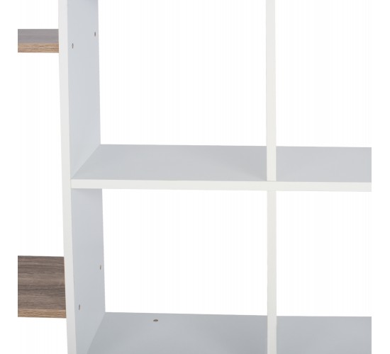 ΒΙΒΛΙΟΘΗΚΗ BRODY HM8771.01 136X22X136 ΛΕΥΚΟ