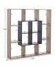 ΒΙΒΛΙΟΘΗΚΗ BRODY HM8771.02 136X22X136 ΓΚΡΙ